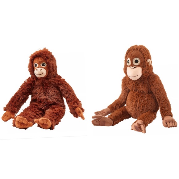 IKEA Other - Large AND Small Soft toy orangutan IKEA DJUNGELSKOG